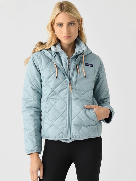 Patagonia Jackets & Blazers - Patagonia Womens Diamond Quilted Bomber Hoody Jacket, Thermal Blue, NWT, size XS